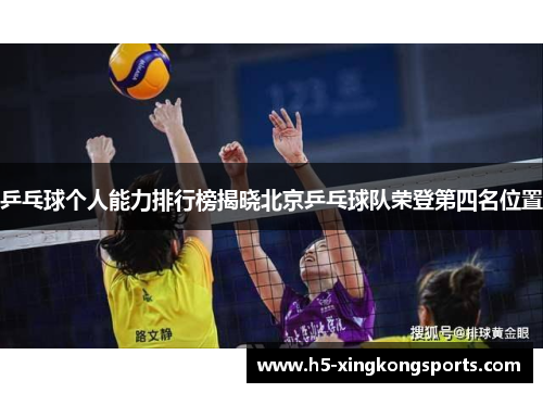 乒乓球个人能力排行榜揭晓北京乒乓球队荣登第四名位置